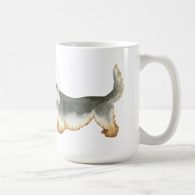 Jag älskar min Dandie Dinmont Terrier Kaffemugg (Höger)