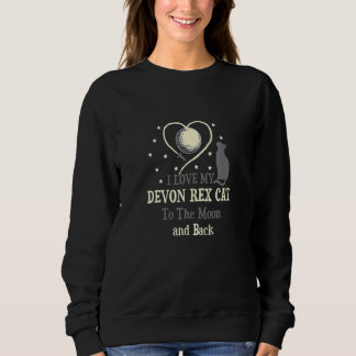 Jag älskar min Devon Rex katt O Moon Cat Kattung T Shirt