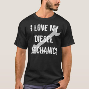 Jag älskar min diesel- mekaniker, mörk t-shirt