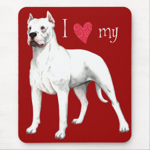 Jag älskar min Dogo Argentino Musmatta