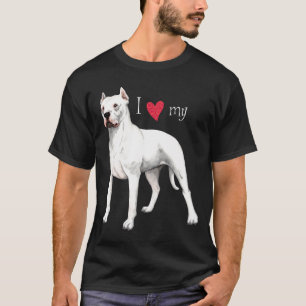 Jag älskar min Dogo Argentino Tee Shirt