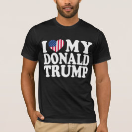 Jag älskar min Donald Trump för president 2024  T Shirt