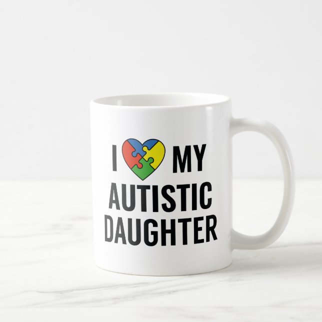 Jag älskar min dotter kaffemugg (Höger)
