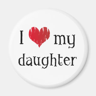 Jag älskar min dotter magnet