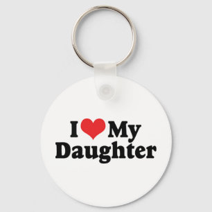 Jag älskar min dotter Nyckelring