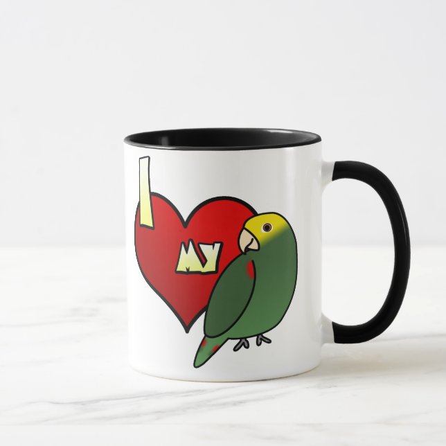 Jag älskar min DYH-amason Mugg (Höger)