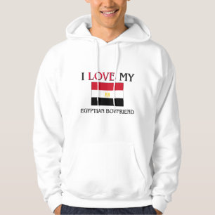 Jag älskar min egyptiska pojkvän hoodie