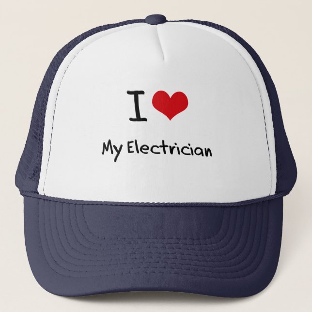 Jag älskar min elektriker keps (Framsida)
