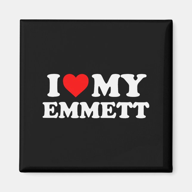 Jag älskar min Emmett  Magnet (Framsidan)