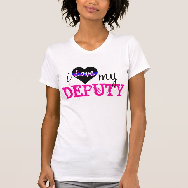 Jag älskar min ERSÄTTARE Tee Shirt (Framsida)