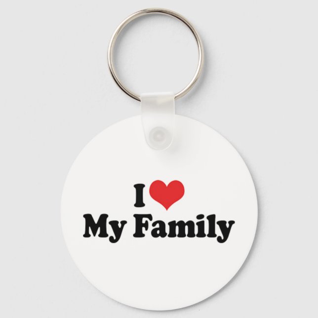 Jag älskar min familj Nyckelring (Framsida)