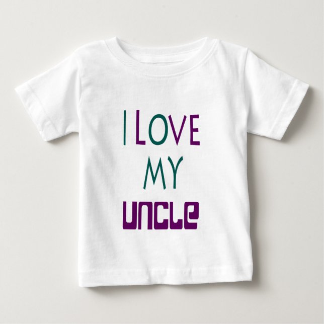 Jag älskar min farbror Baby Tee (Framsida)