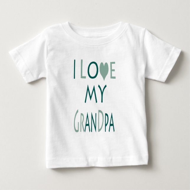 Jag älskar min farfar Baby Tee (Framsida)