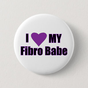 Jag älskar min Fibro Babe Knapp