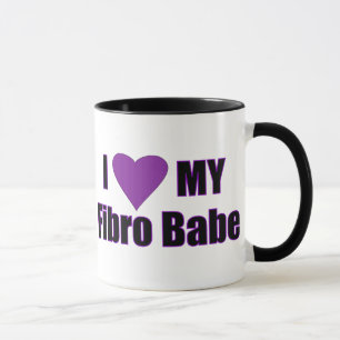 Jag älskar min Fibro Babe Mugg
