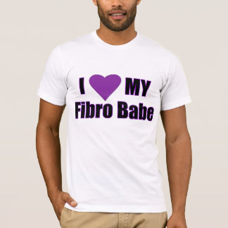Jag älskar min Fibro Babe T-shirt