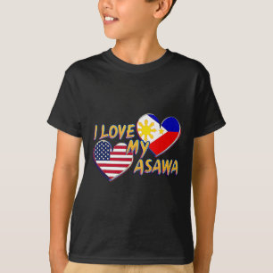 Jag älskar min filippinska fru Amerikan filippinsk T Shirt