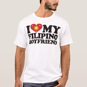 Jag älskar min filippinska pojkvän tee shirt