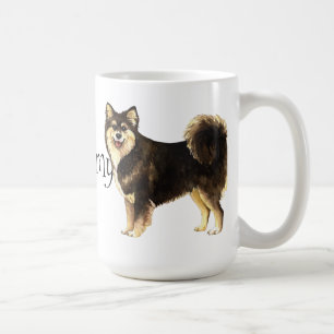 Jag älskar min finlandssvenska Lapphund Kaffemugg