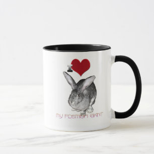 Jag älskar min Flemish jätte Mugg