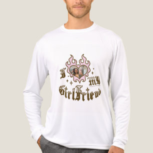 Jag älskar min flickvän - Brun - DingusDesign T Shirt
