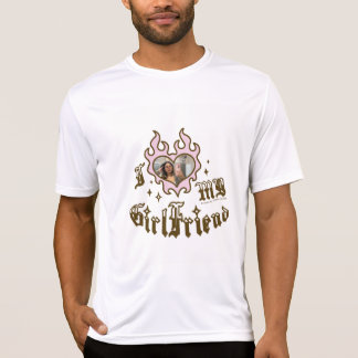 Jag älskar min flickvän - Brun - DingusDesign T Shirt