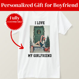 Jag älskar min flickvän Foto Bella Canvas T-shirt