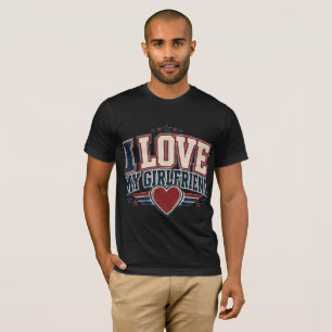 Jag älskar min flickvän, hon är min favoritperson t shirt