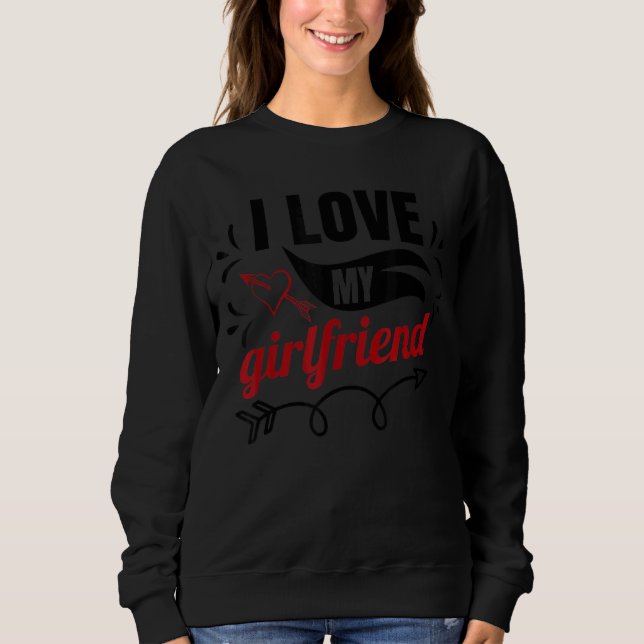 Jag älskar min flickvän Honale och flickvän T Shirt (Framsida)