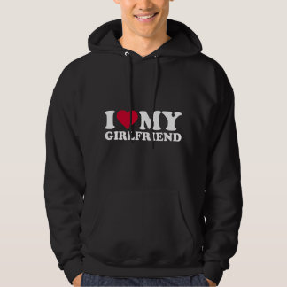 Jag älskar min flickvän hoodie