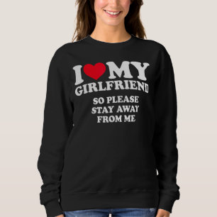 Jag älskar min flickvän i Kärlek, min flickvän Gf T Shirt