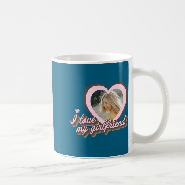 Jag älskar min flickvän  kaffemugg (Höger)