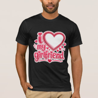 Jag ÄLSKAR min flickvän kostym t-shirt