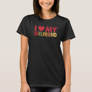 Jag älskar min flickvän Loving Boykompis Couple T Shirt