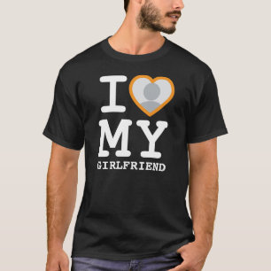Jag älskar min flickvän mer än någonsin Foto T-Shi T Shirt