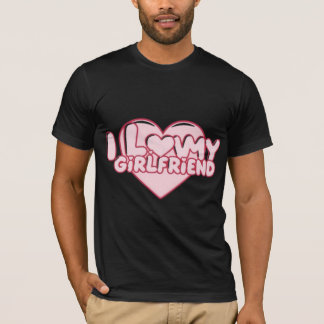 Jag älskar min flickvän Minimalistisk estetisk typ T Shirt