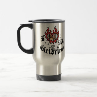 Jag älskar min flickvän - Röd - DingusDesign Resemugg