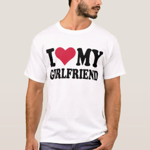 Jag älskar min flickvän t-shirt