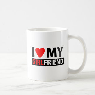 Jag älskar min flickvänmugg kaffemugg