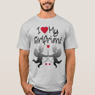 Jag älskar min flickvänt-skjorta tee shirt