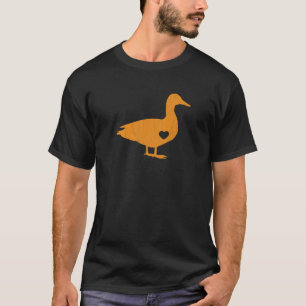 Jag älskar min för ankafågel för ankan galna t shirt