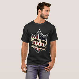 Jag älskar min för manar frihetsT-tröja och T-shirt