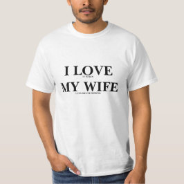 Jag älskar min fru - FISKE Tee Shirt