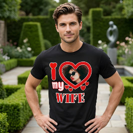 Jag älskar min fru Personlig T Shirt