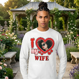 Jag älskar min fru Personlig T Shirt