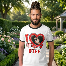 Jag älskar min fru Personlig T Shirt