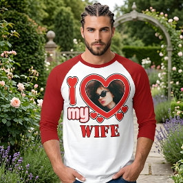 Jag älskar min fru Personlig T Shirt