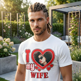 Jag älskar min fru Personlig T Shirt