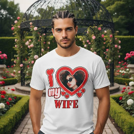 Jag älskar min fru Personlig T Shirt