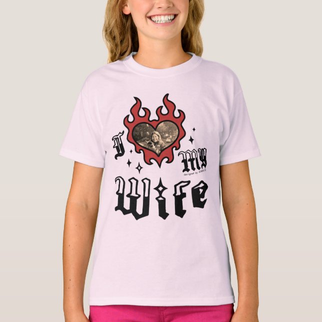 Jag älskar min fru - Röd - DingusDesign  T Shirt (Framsida)